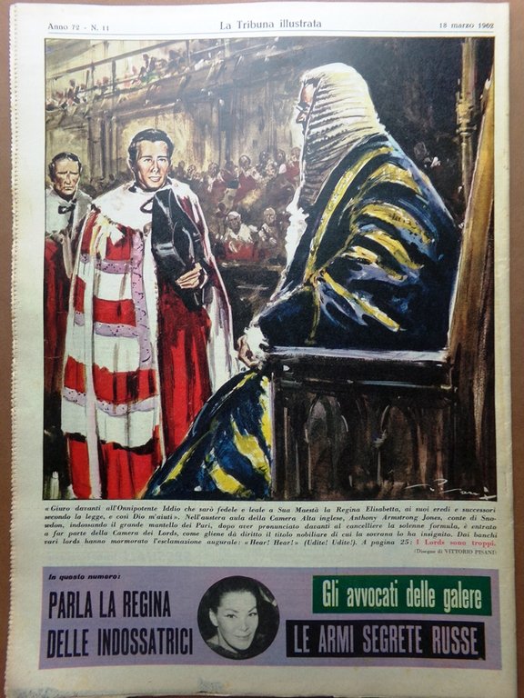 La Tribuna Illustrata 18 Marzo 1962 Monroe Hope Atomica Fonda …