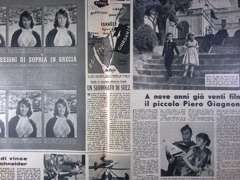 La Tribuna Illustrata 18 Novembre 1956 Eisenhower Pio XII Sassard …