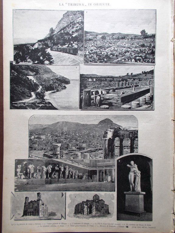 La Tribuna Illustrata 18 Ottobre 1891 Parnell Vela Abate Caselli …