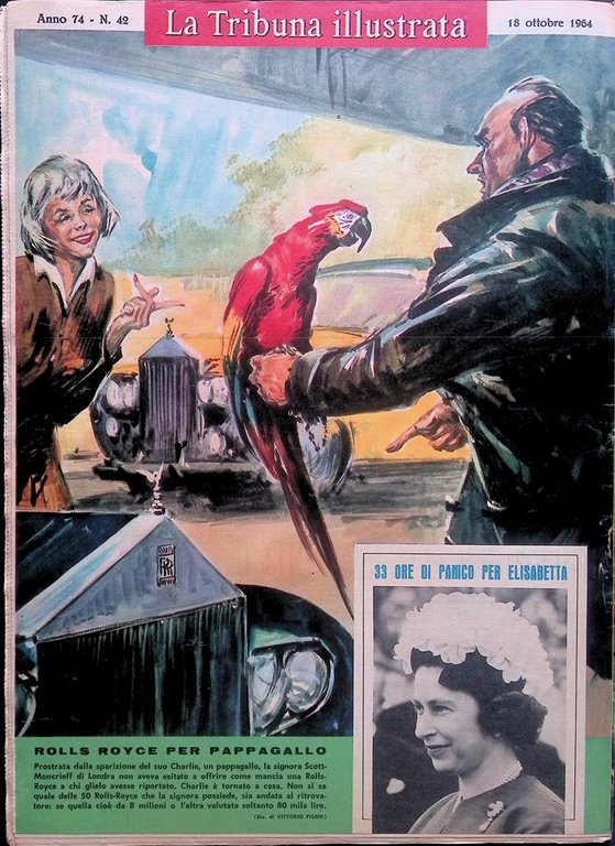 La Tribuna Illustrata 18 Ottobre 1964 Olimpiadi Mao Zedong Autosole …