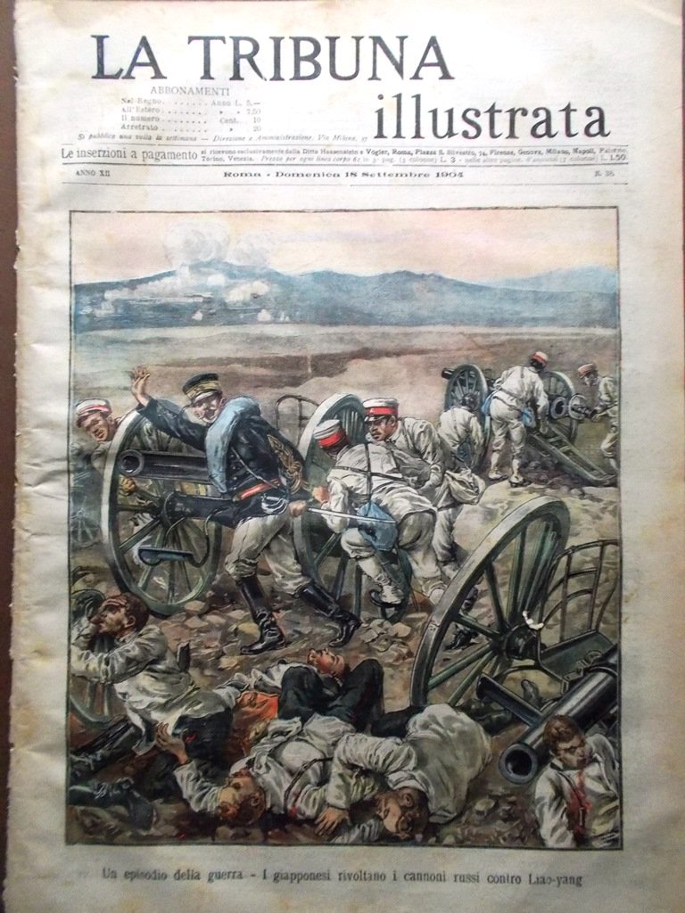 La Tribuna Illustrata 18 Settembre 1904 Macedonia Religione Giappone Capo …
