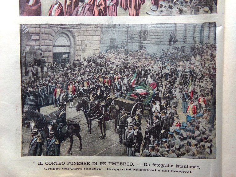 La Tribuna Illustrata 19 Agosto 1900 Margherita Giuramento Vittorio Emanuele …