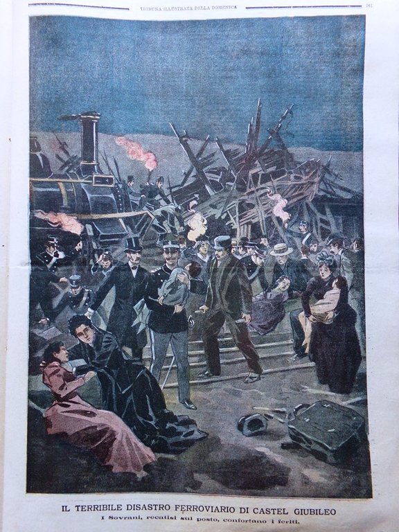 La Tribuna Illustrata 19 Agosto 1900 Margherita Giuramento Vittorio Emanuele …