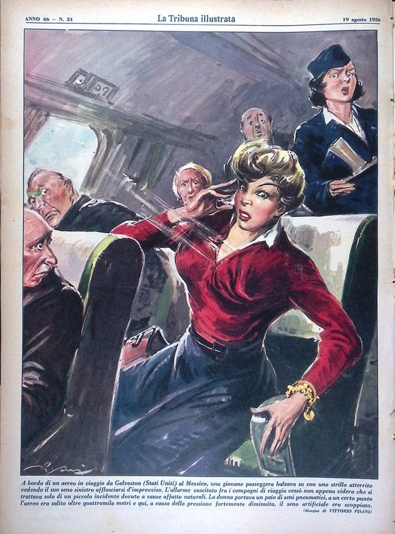 La Tribuna Illustrata 19 Agosto 1956 Leone Sauli Petterson Acqua …