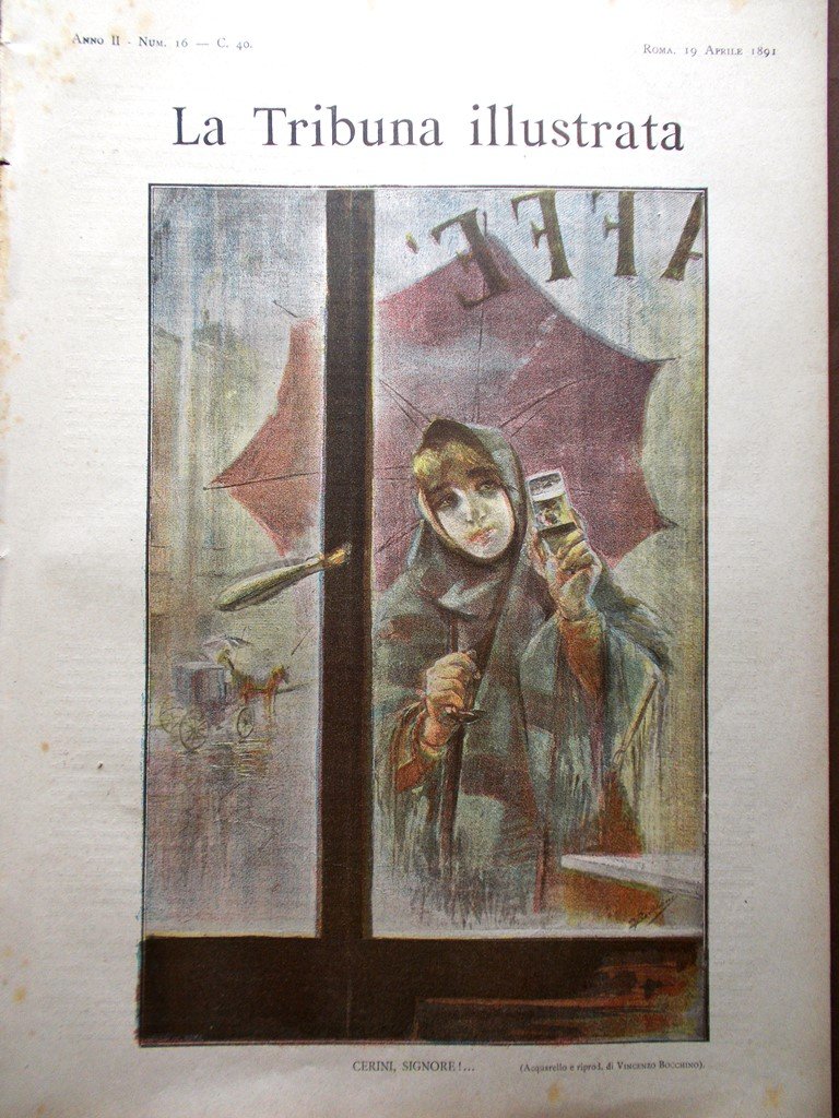 La Tribuna Illustrata 19 Aprile 1891 Processo Massaua Grande Chartreuse …