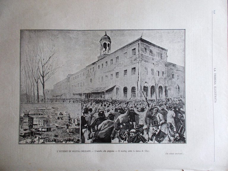 La Tribuna Illustrata 19 Aprile 1891 Processo Massaua Grande Chartreuse …