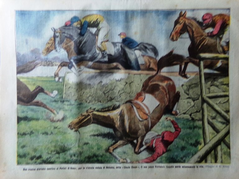 La Tribuna Illustrata 19 Aprile 1914 Dirigibile Milano Bracco Trilussa …