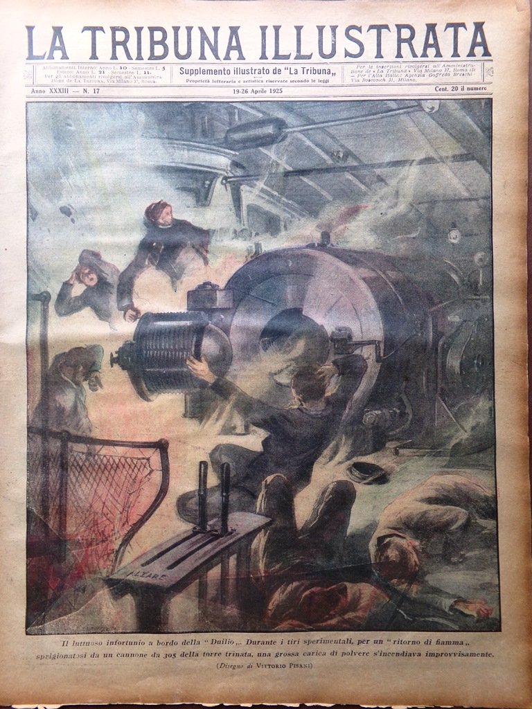 La Tribuna Illustrata 19 Aprile 1925 Duilio Cinofilia Scavi di …