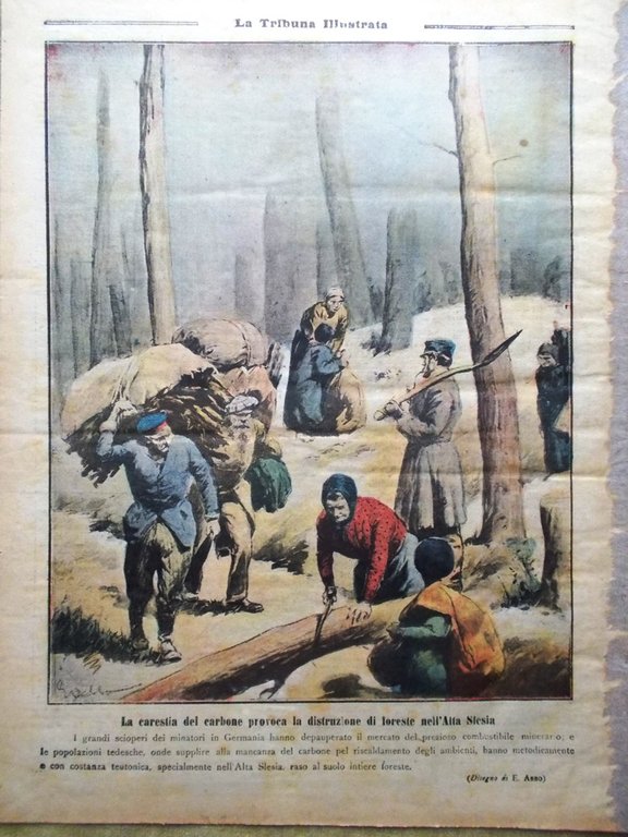 La Tribuna Illustrata 19 Dicembre 1920 Cinema Propaganda Slesia Parioli …