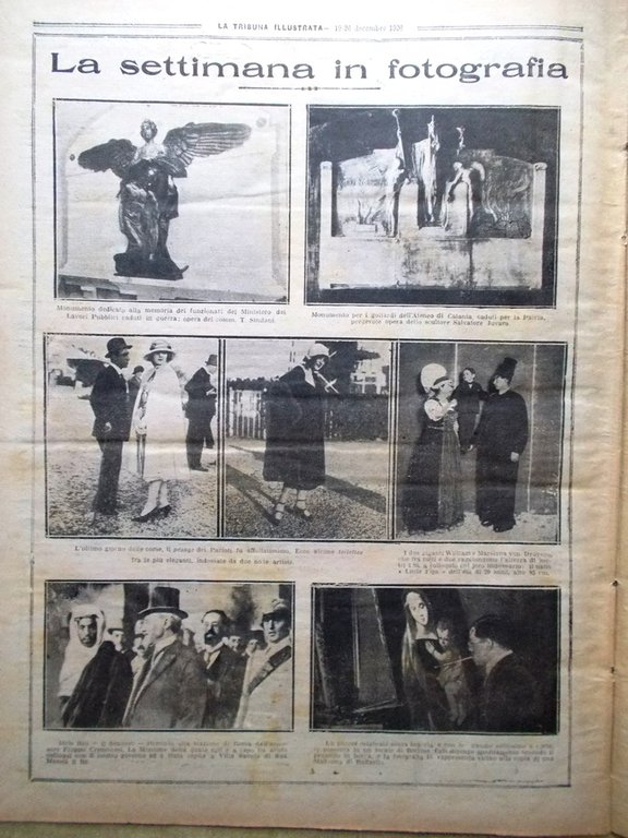 La Tribuna Illustrata 19 Dicembre 1920 Cinema Propaganda Slesia Parioli …