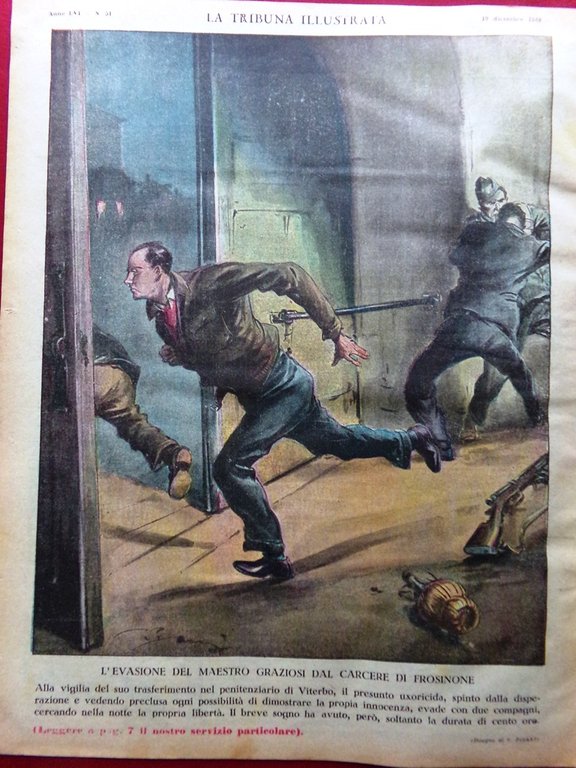 La Tribuna Illustrata 19 Dicembre 1948 Bandito Giuliano Coppi Graziosi … | Immagine Gallery 3