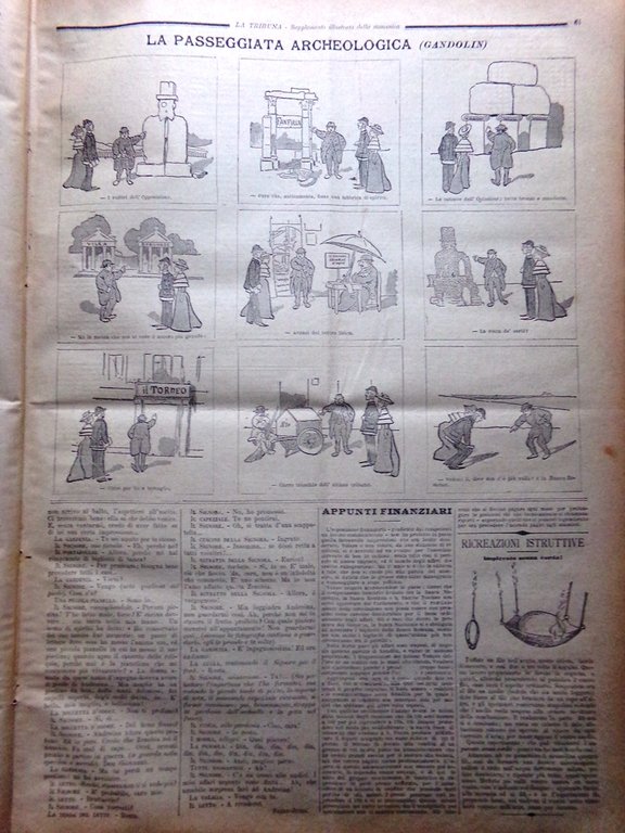 La Tribuna Illustrata 19 Febbraio 1893 Quaresima Lenartowicz Rivoluzione Hawaii