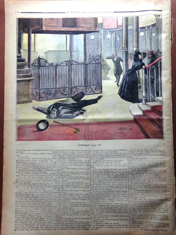 La Tribuna Illustrata 19 Febbraio 1893 Quaresima Lenartowicz Rivoluzione Hawaii