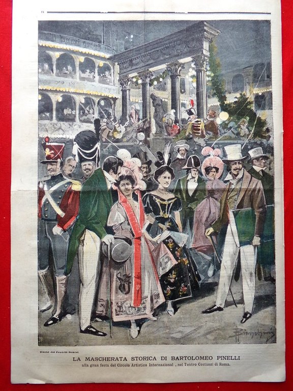 La Tribuna Illustrata 19 Febbraio 1899 Scuola Scherma Buenos Aires …