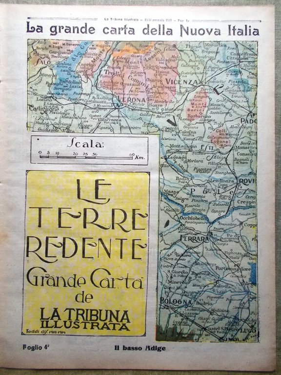 La Tribuna Illustrata 19 Gennaio 1919 Wilson a Roma Anno …
