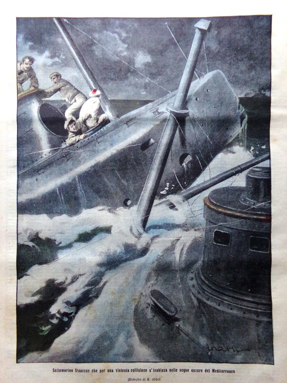 La Tribuna Illustrata 19 Luglio 1914 WW1 Arciduca Sarajevo Besnard …