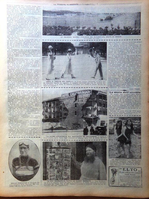 La Tribuna Illustrata 19 Luglio 1925 Guerra Marocco Tipografi Gazzoni …