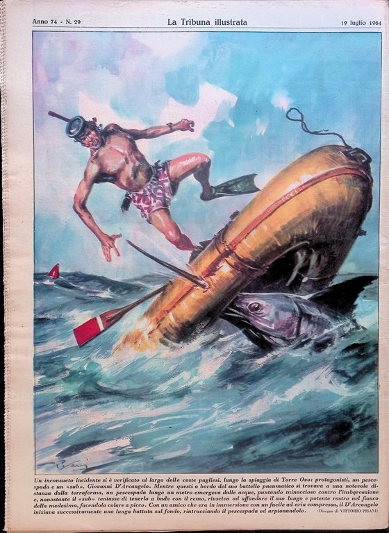 La Tribuna Illustrata 19 Luglio 1964 Johnson Diritti ai Neri …