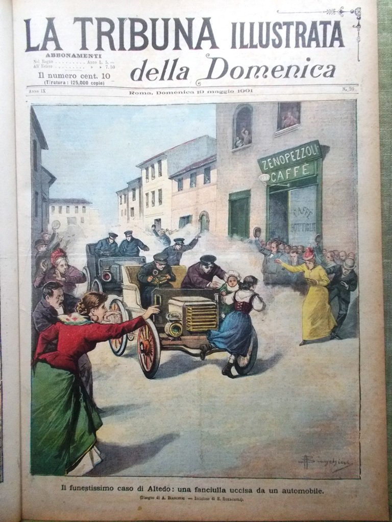 La Tribuna Illustrata 19 Maggio 1901 Altedo Basilica Pompei Esterel …