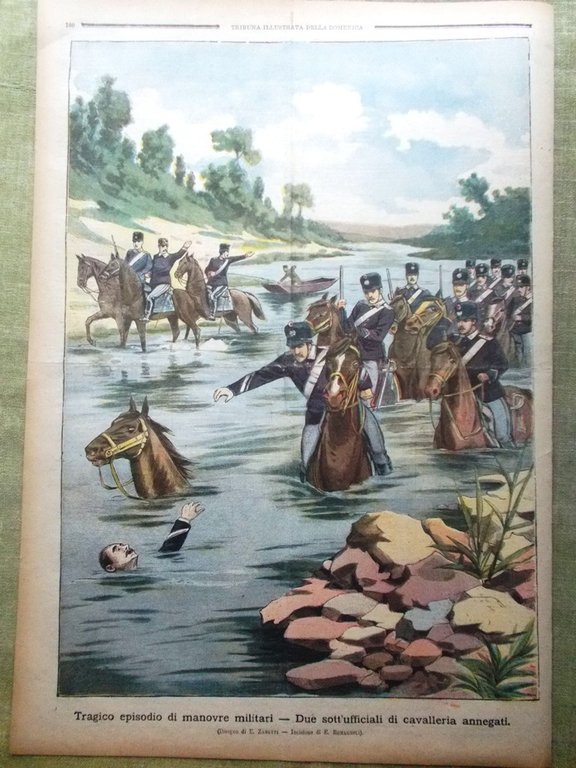 La Tribuna Illustrata 19 Maggio 1901 Altedo Basilica Pompei Esterel …