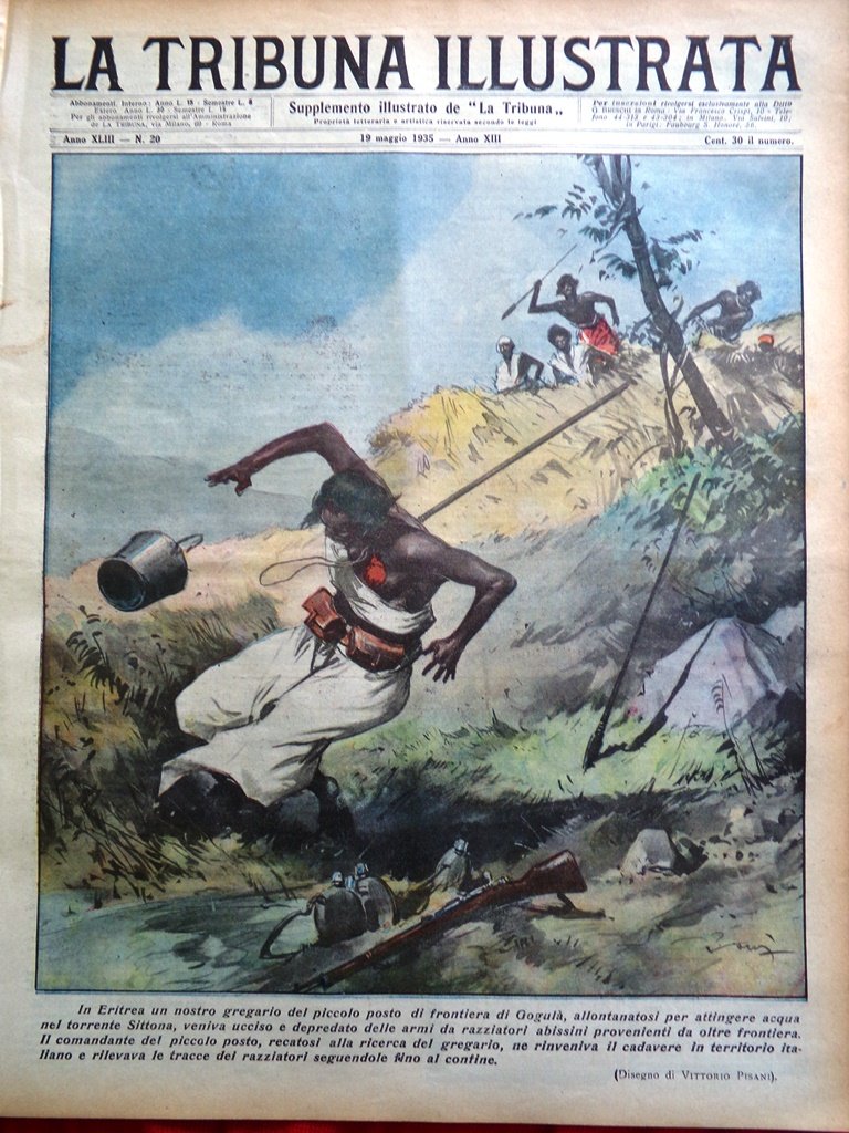 La Tribuna Illustrata 19 Maggio 1935 Pitcairn Radicofani Ponte Vecchio …