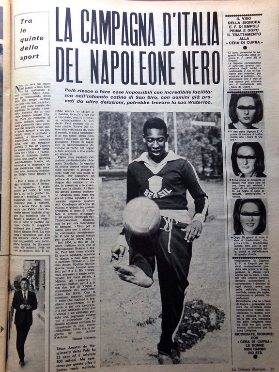 La Tribuna Illustrata 19 Maggio 1963 Pelè Giovanni XXIII Casa …