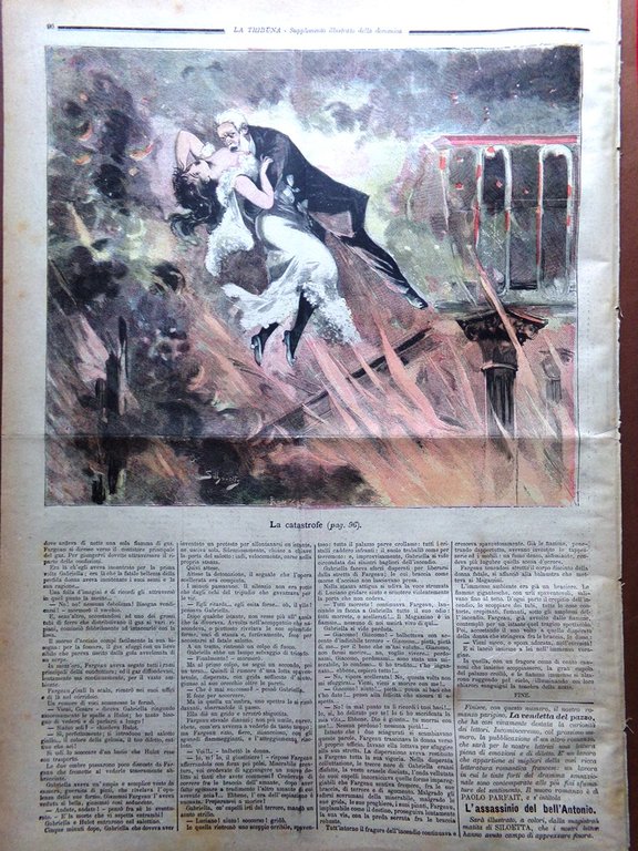 La Tribuna Illustrata 19 Marzo 1893 Pugilato Osservatorio Monte Bianco …