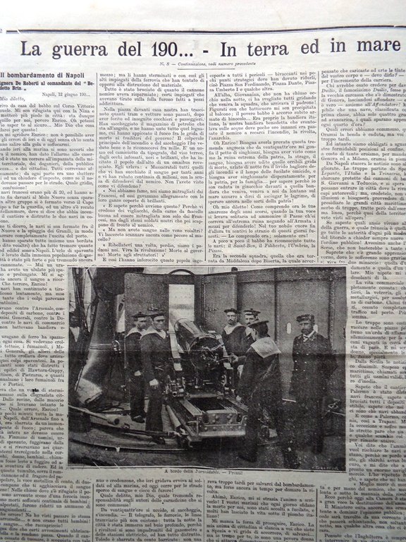 La Tribuna Illustrata 19 Marzo 1899 Catastrofe Tolone Convalescenza Leone …