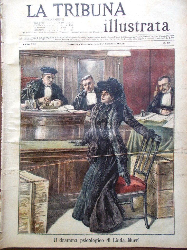 La Tribuna Illustrata 19 Marzo 1905 Murri Pompei Ford Conti …