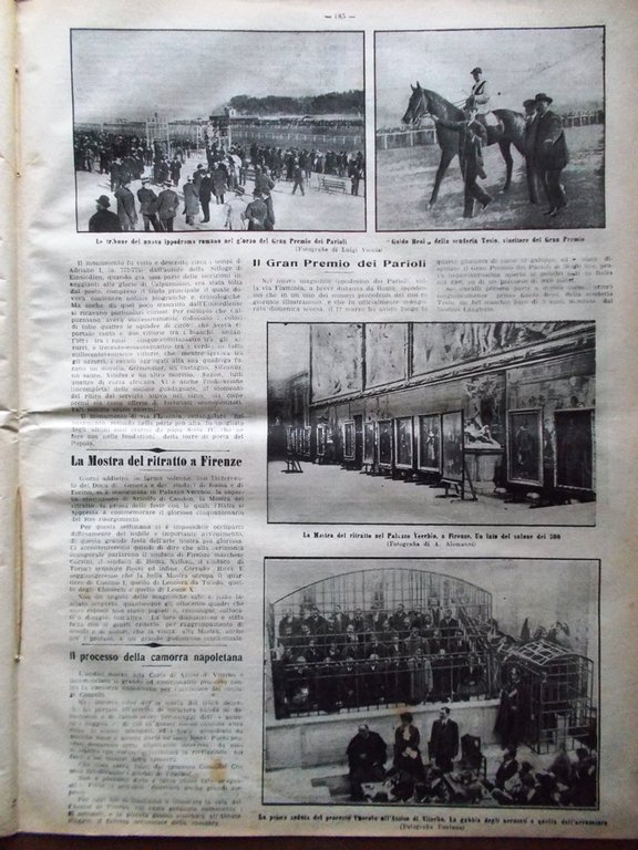 La Tribuna Illustrata 19 Marzo 1911 Renaux Peste Emigrazioni Ramognini …