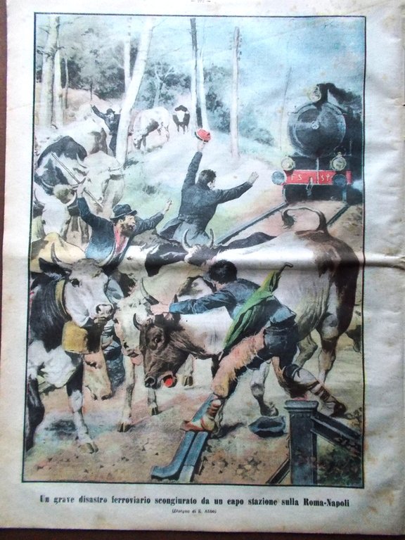 La Tribuna Illustrata 19 Marzo 1911 Renaux Peste Emigrazioni Ramognini …
