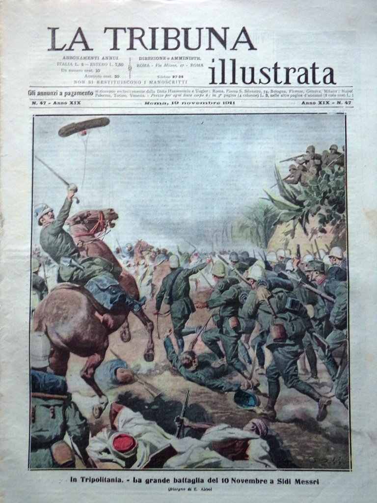 La Tribuna Illustrata 19 Novembre 1911 Allah Corano Premi Nobel …