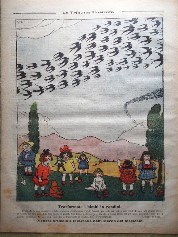 La Tribuna Illustrata 19 Ottobre 1919 Minatori Alsazia Colombo Igiene …