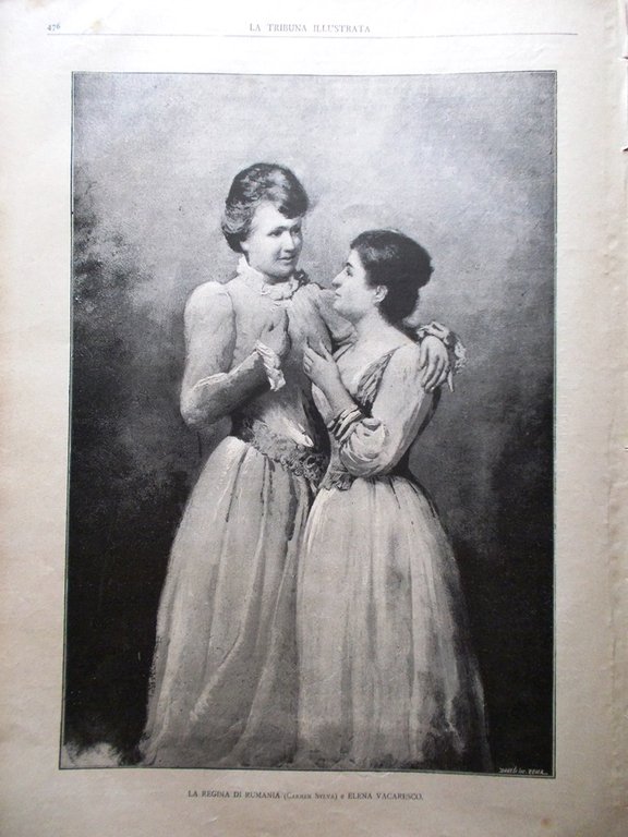 La Tribuna Illustrata 2 Agosto 1891 Paul Bourget Monumento Mameli …