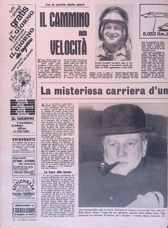 La Tribuna Illustrata 2 Agosto 1964 Syncom3 Kildare Dolfuss WW1 …