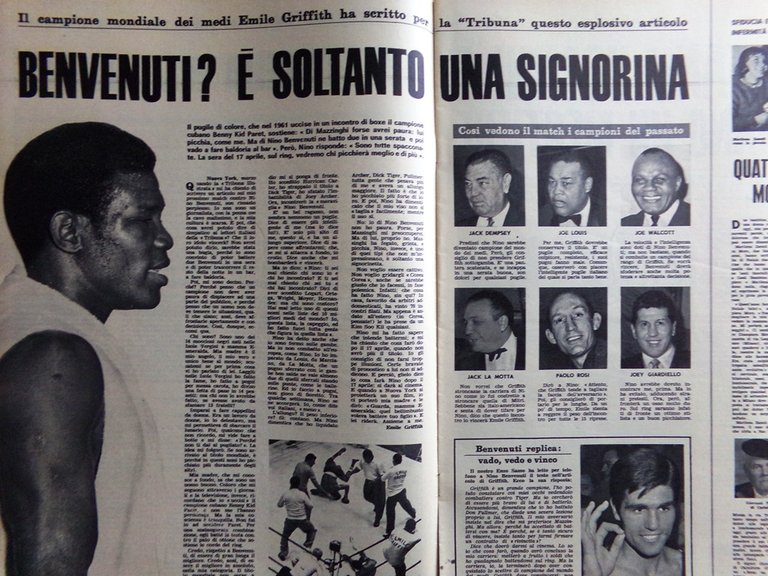 La Tribuna Illustrata 2 Aprile 1967 D'Anzi Germi Accademia Viterbo …