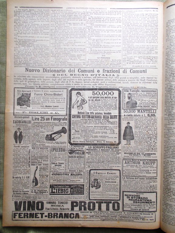 La Tribuna Illustrata 2 Dicembre 1900 Paul Kruger a Marsiglia …