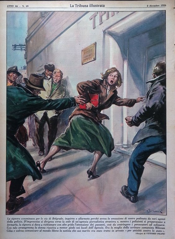 La Tribuna Illustrata 2 Dicembre 1956 Patachou Tatuaggi Gray Melbourne …