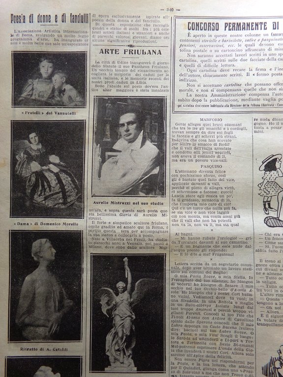 La Tribuna Illustrata 2 Giugno 1912 Colosso Rodi De Marinis …