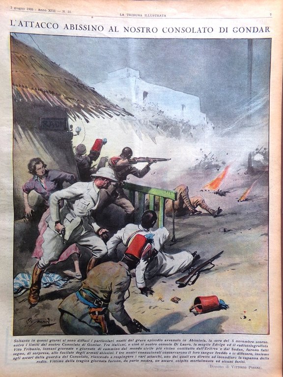 La Tribuna Illustrata 2 Giugno 1935 Hugo Stinnes Watussi Tank …