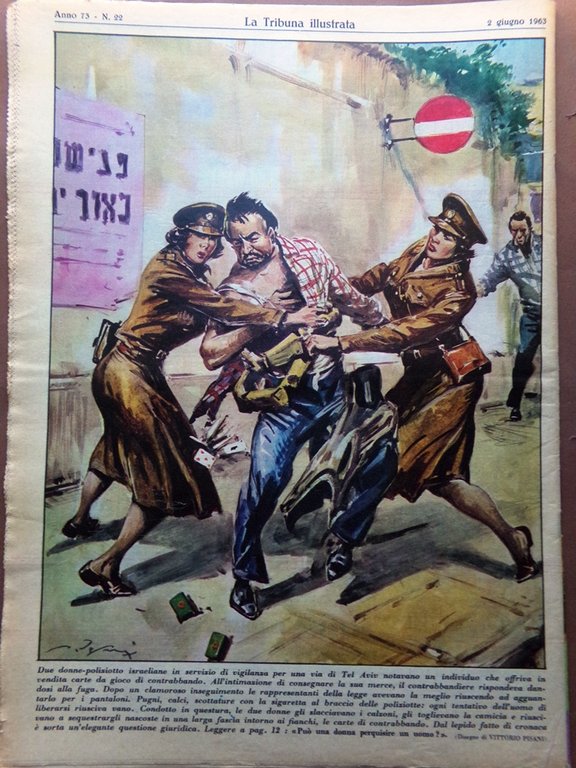 La Tribuna Illustrata 2 Giugno 1963 Invenzioni Cavie Medicina Prigioni …