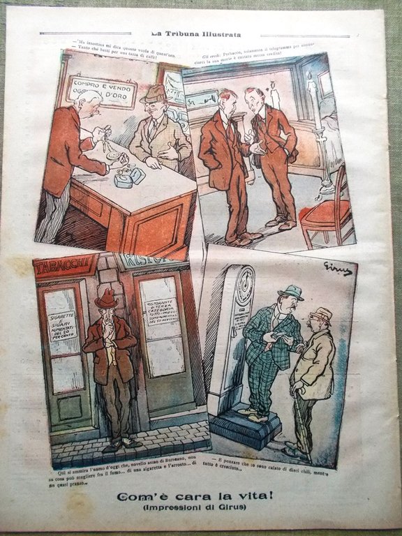 La Tribuna Illustrata 2 Maggio 1920 Lituania Femminismo Proibizionismo Giappone