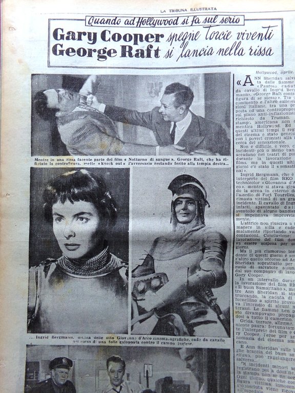 La Tribuna Illustrata 2 Maggio 1948 Duce Sheridan Cooper Jia … | Immagine Gallery 2