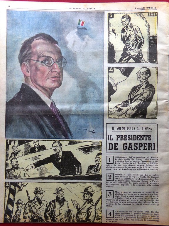 La Tribuna Illustrata 2 Maggio 1948 Duce Sheridan Cooper Jia … | Immagine Gallery 3
