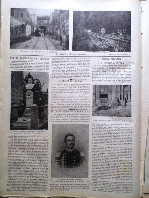 La Tribuna Illustrata 2 Novembre 1902 Scavi Foro Romano Boeri …