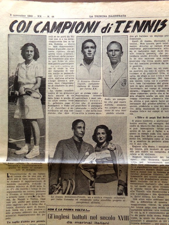 La Tribuna Illustrata 2 Novembre 1941 WW2 Donez Russia Donne …