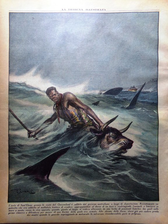 La Tribuna Illustrata 2 Ottobre 1938 Duce Trieste Nuvolari Viaggio …