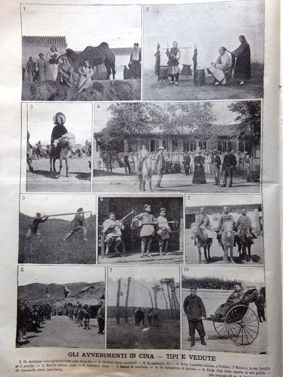 La Tribuna Illustrata 2 Settembre 1900 Vittorio Emanuele Savoia Waldersee …