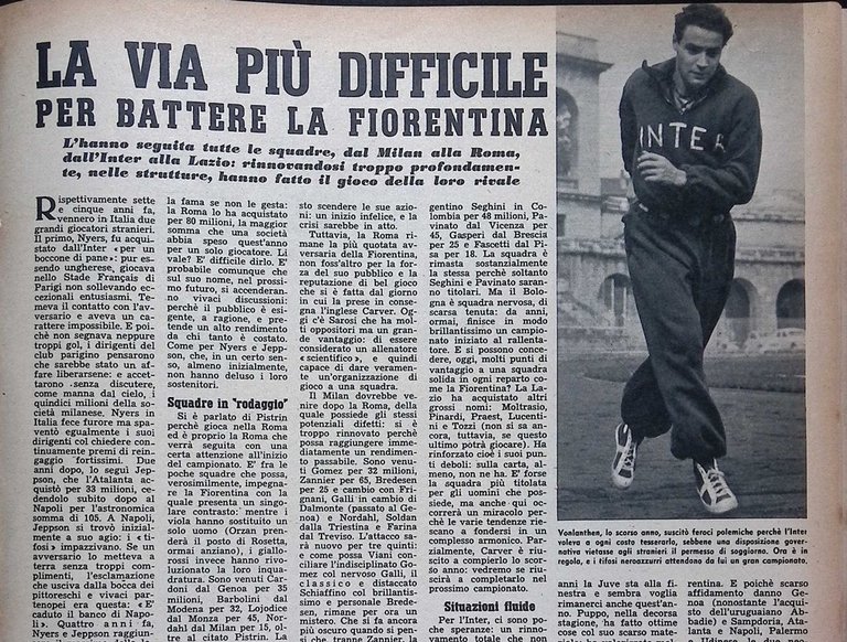 La Tribuna Illustrata 2 Settembre 1956 Carbone Messe Artigiani Medusa …