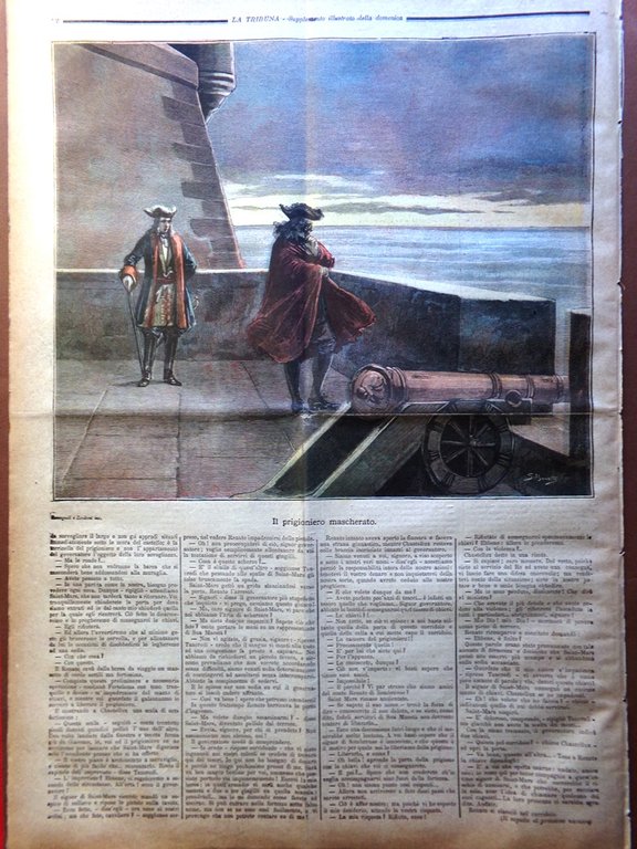 La Tribuna Illustrata 20 Agosto 1893 Santo Spirito Clinica Roma …